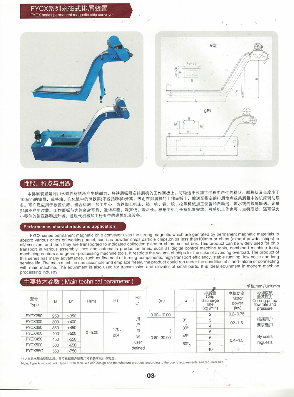 FYCX系列永磁式排屑装置(图1)